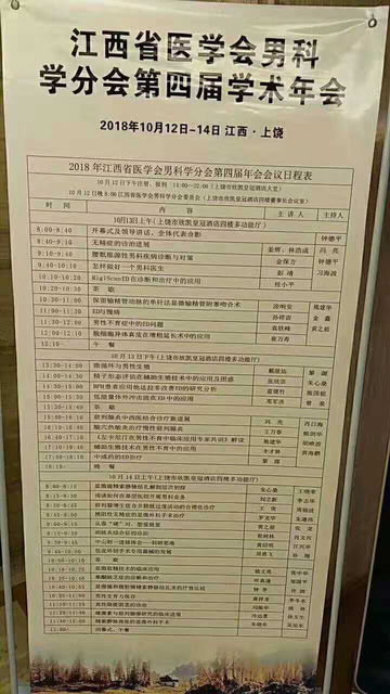 江西省男科学分会第四届会议